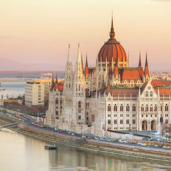 Budapest Parliament on the Danube